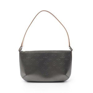 Louis Vuitton Handbag Matte Noir Monogram Black Fowler Leather Black